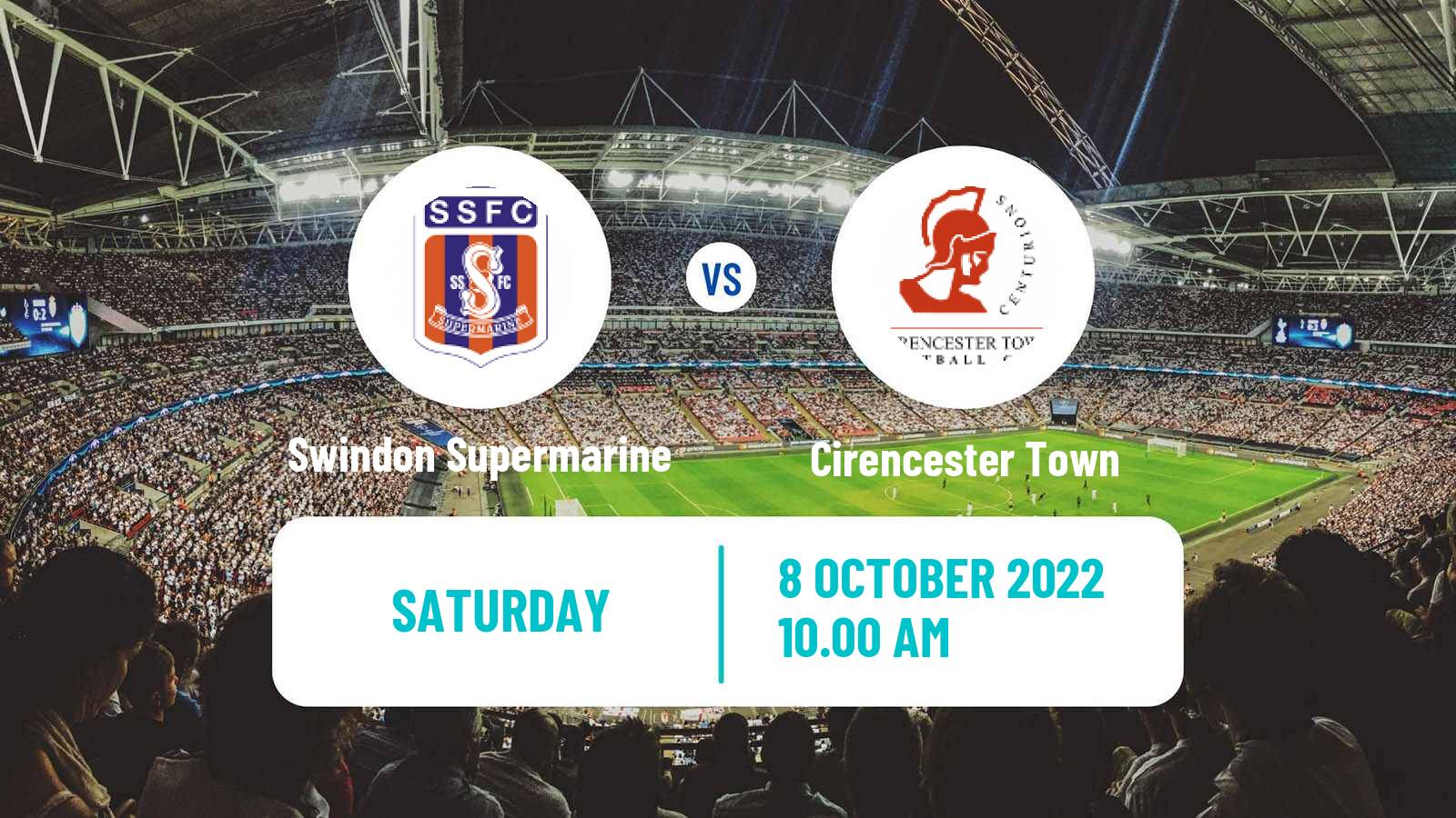 Soccer English FA Trophy Swindon Supermarine - Cirencester Town