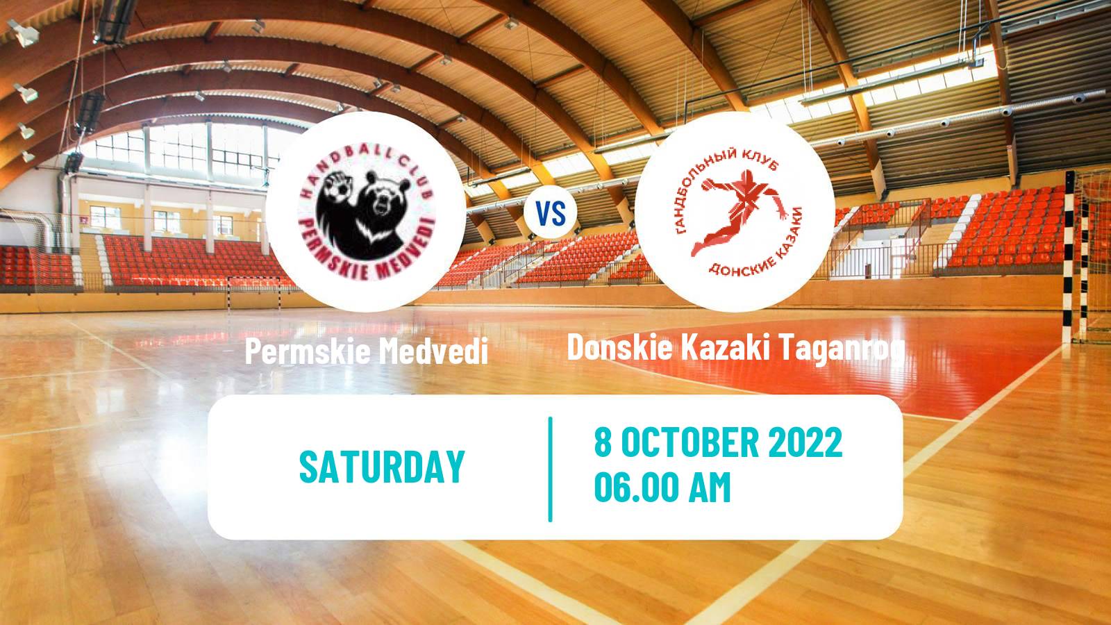 Handball Russian Superleague Handball Permskie Medvedi - Donskie Kazaki Taganrog