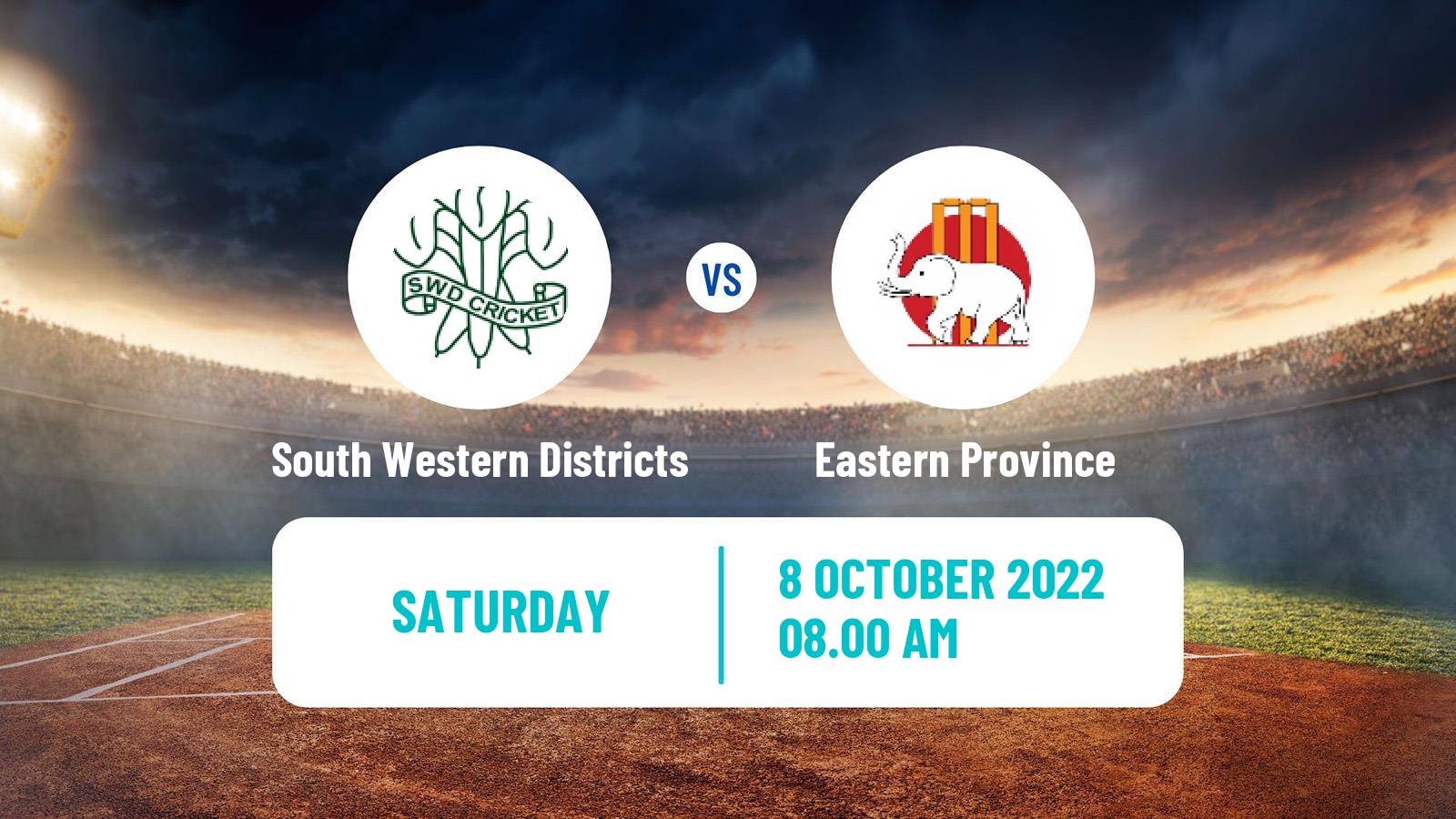 Cricket CSA Provincial T20 Cup South Western Districts - Eastern Province