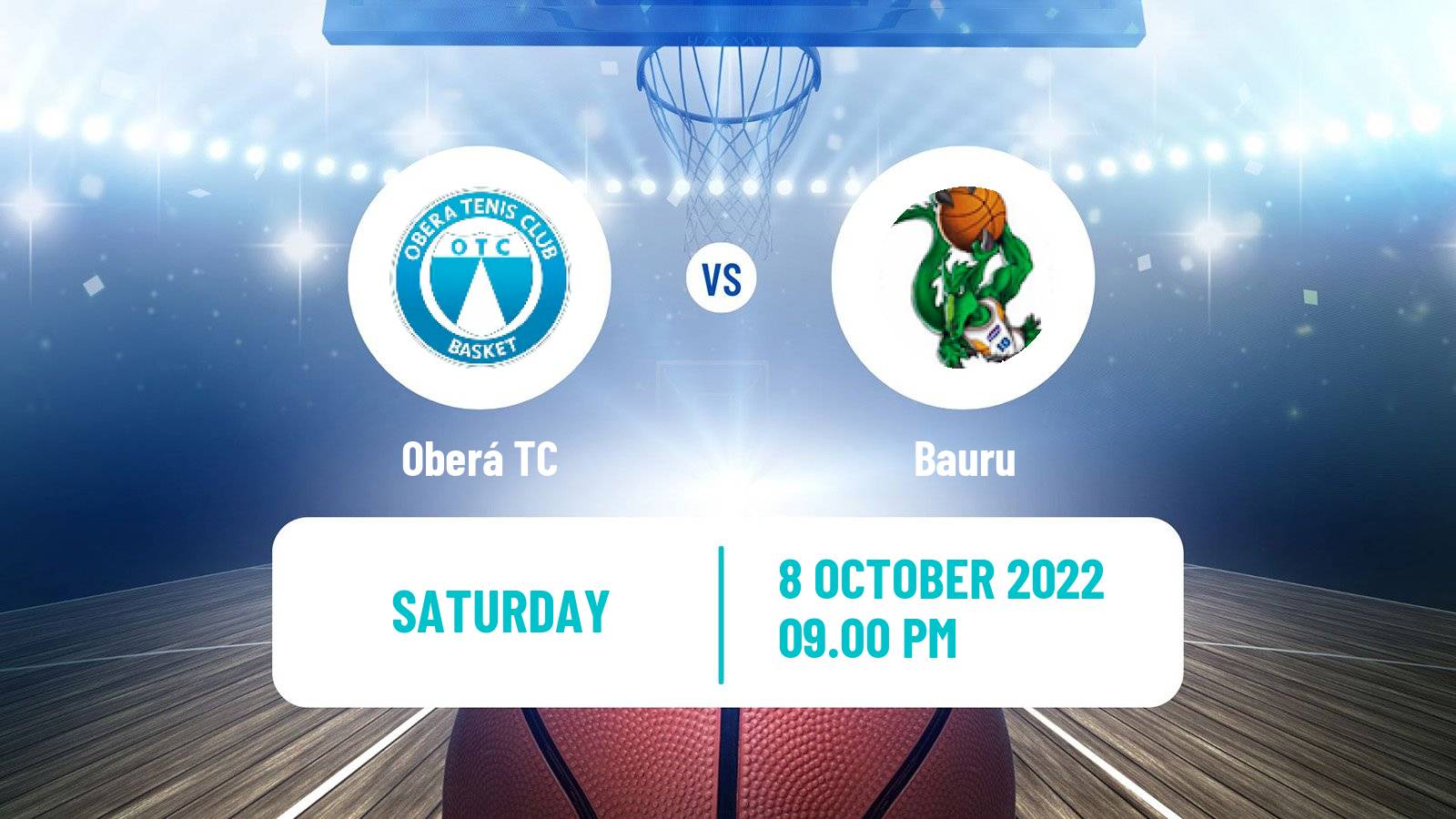 Basketball Basketball South American League Oberá TC - Bauru