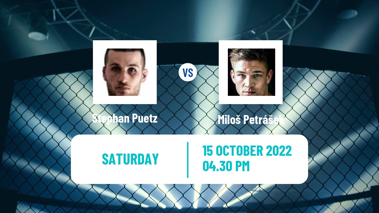 MMA MMA Stephan Puetz - Miloš Petrášek