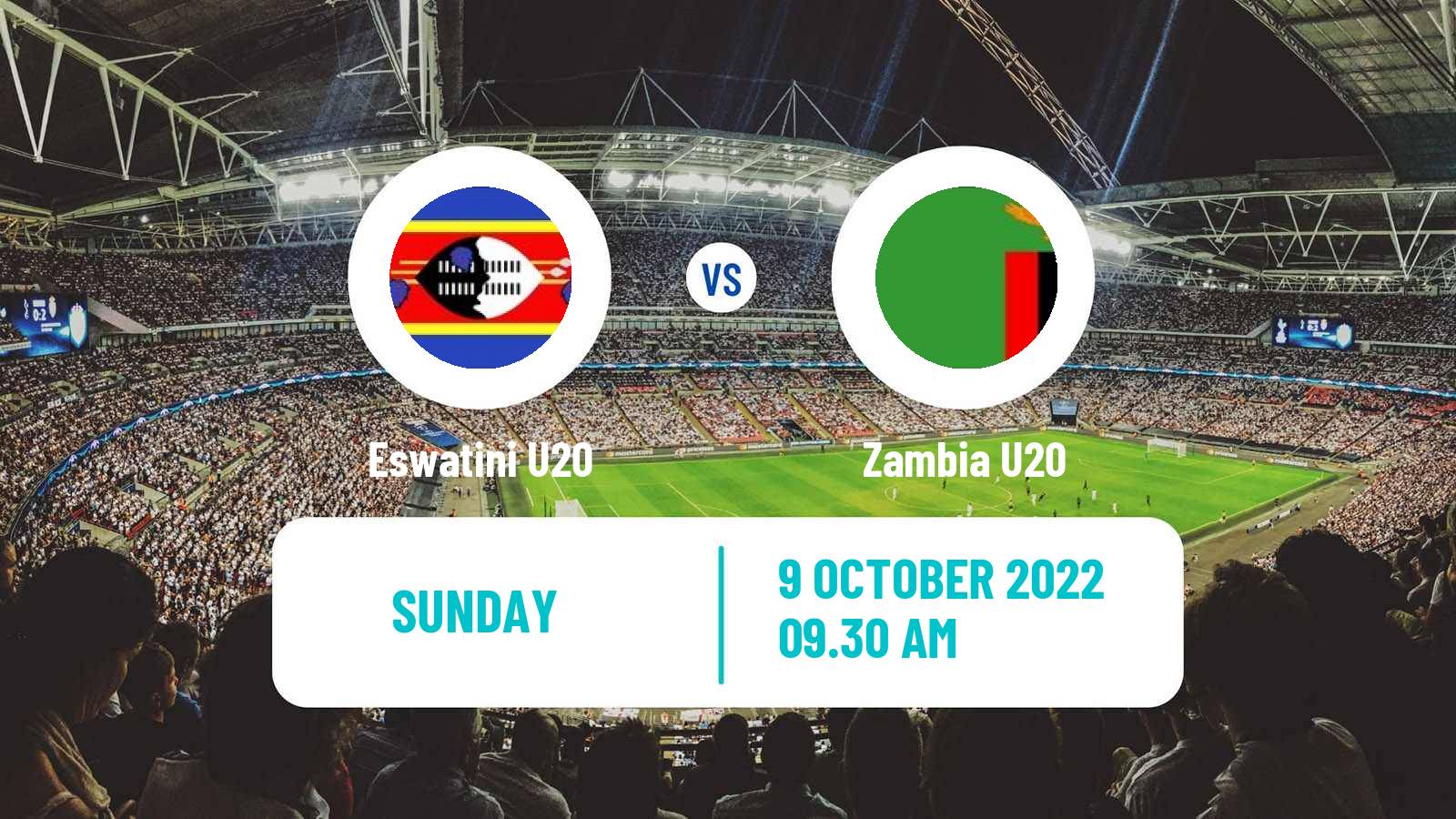 Soccer COSAFA Championship U20 Eswatini U20 - Zambia U20