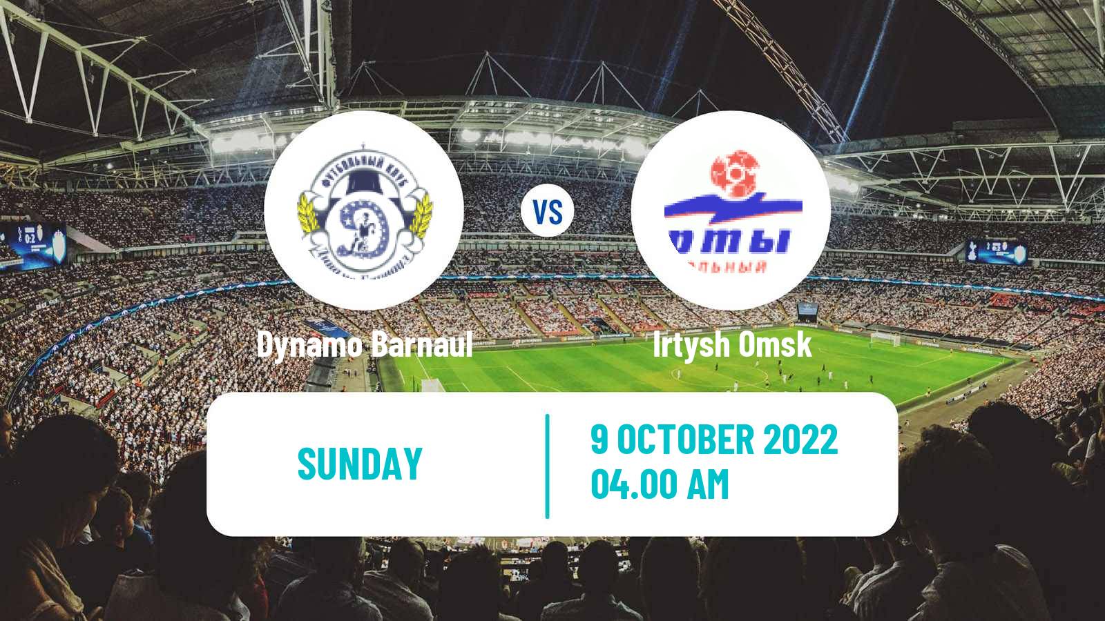 Soccer Russian FNL 2 Group 4 Dynamo Barnaul - Irtysh Omsk