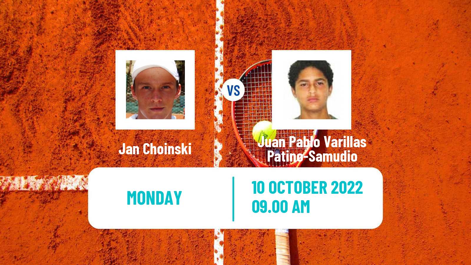 Tennis ATP Challenger Jan Choinski - Juan Pablo Varillas Patino-Samudio