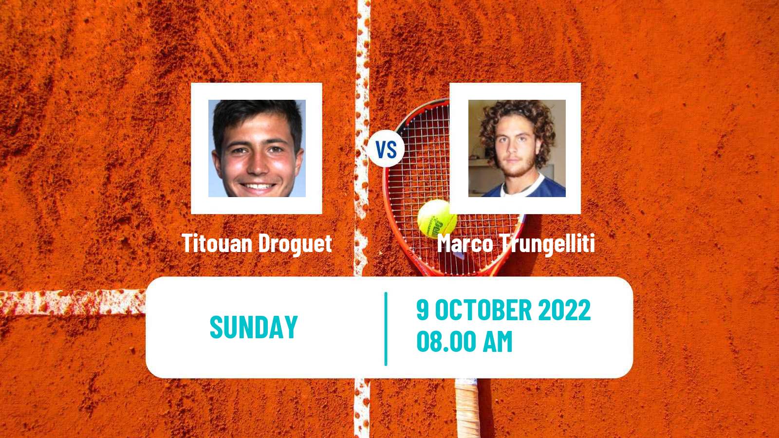 Tennis ATP Gijon Titouan Droguet - Marco Trungelliti