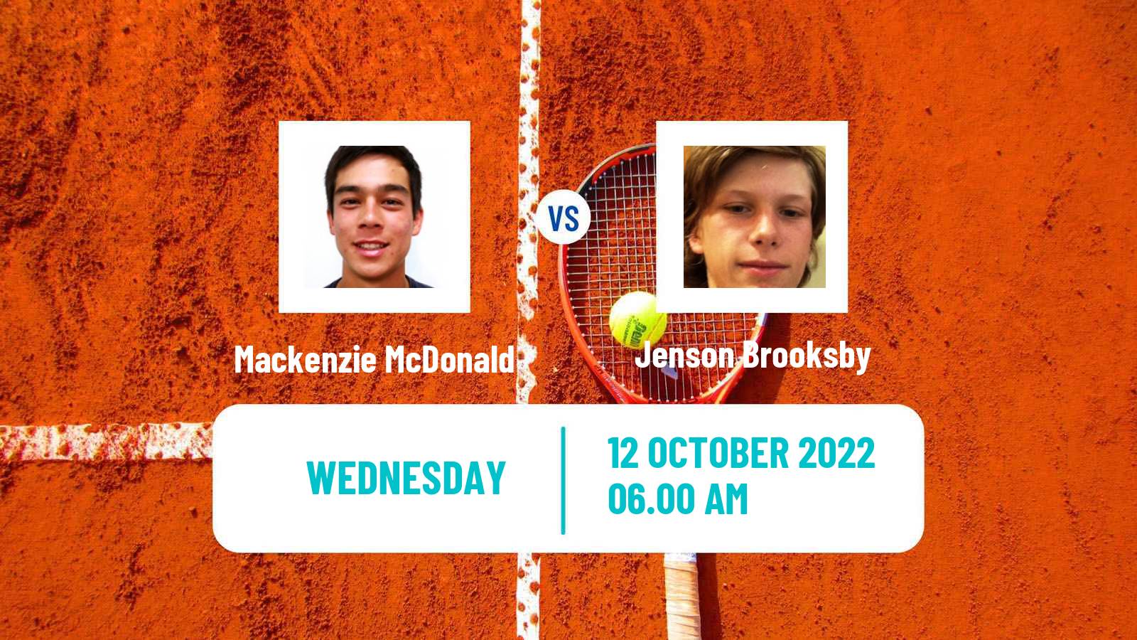 Tennis ATP Florence Mackenzie McDonald - Jenson Brooksby