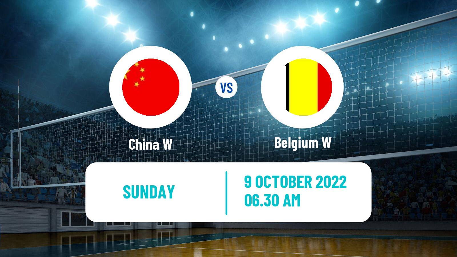 Volleyball World Championship Volleyball Women China W - Belgium W