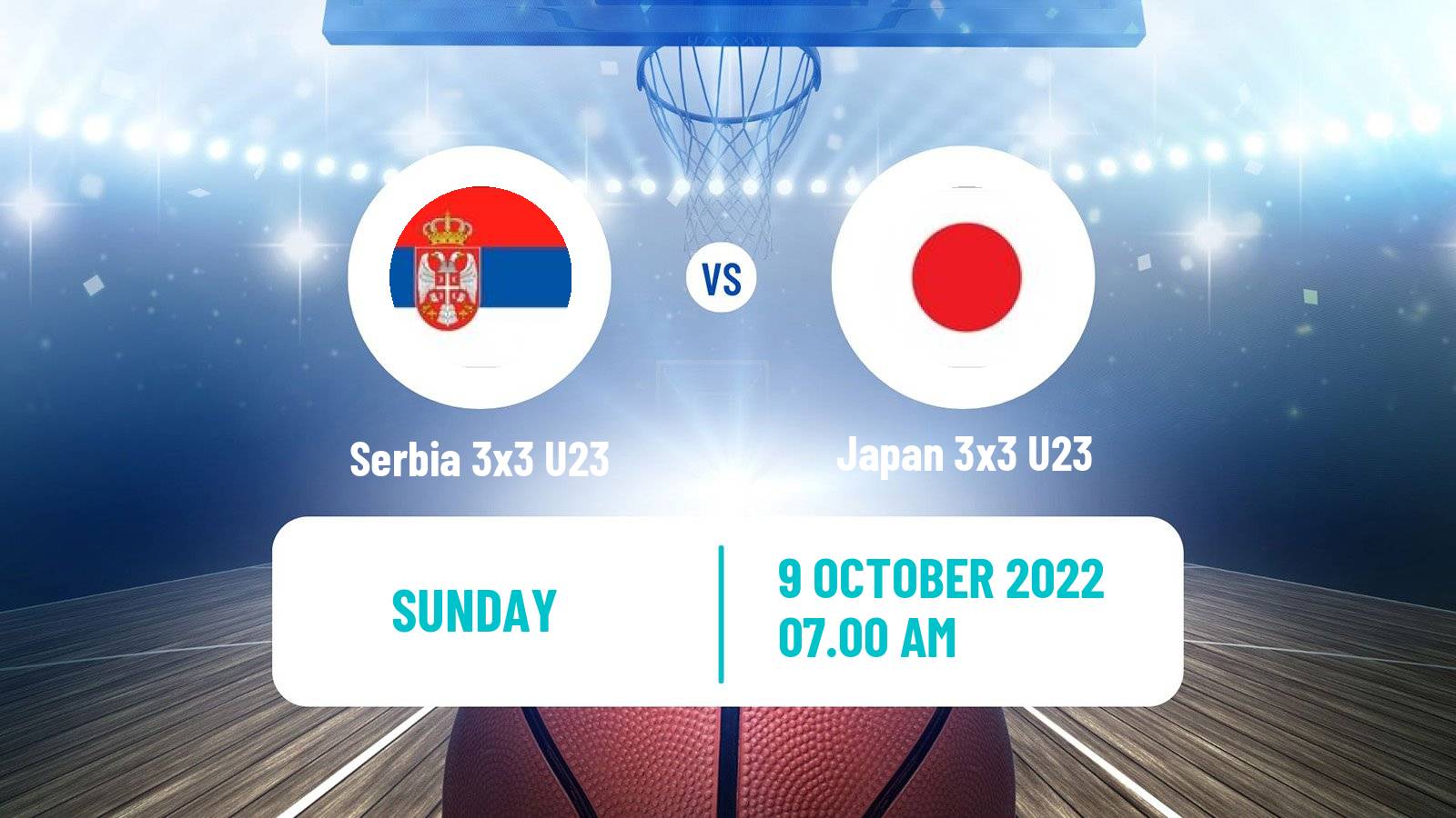 Basketball World Cup Basketball 3x3 U23 Serbia 3x3 U23 - Japan 3x3 U23