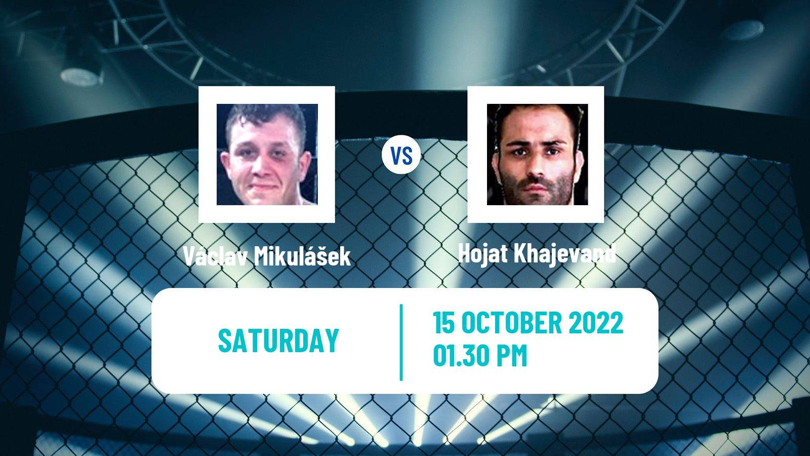 MMA MMA Václav Mikulášek - Hojat Khajevand