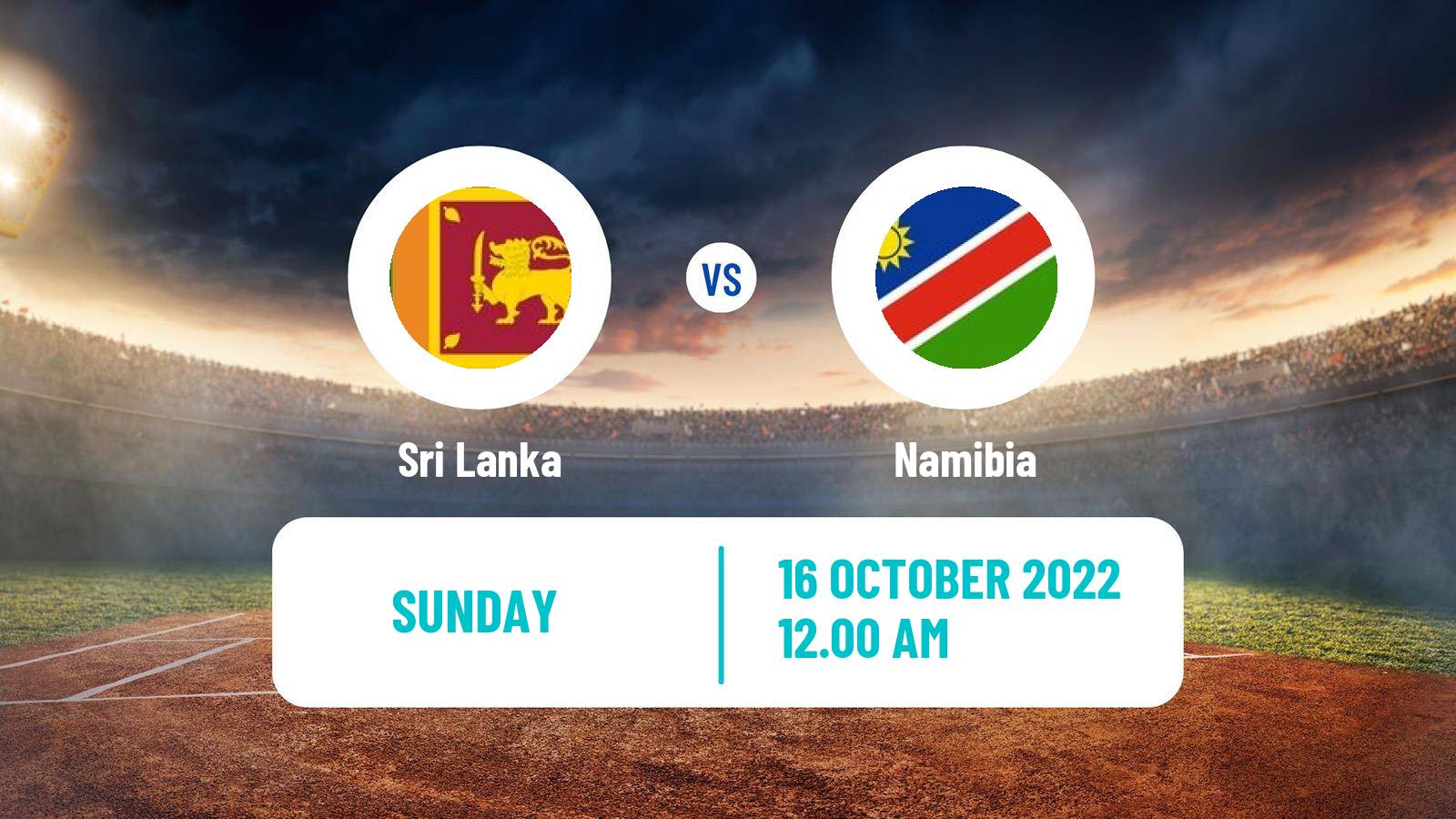 Cricket ICC World Twenty20 Sri Lanka - Namibia