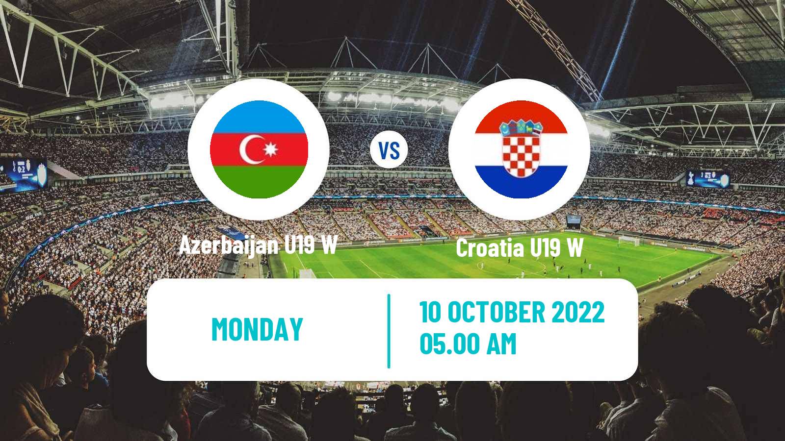 Soccer UEFA Euro U19 Women Azerbaijan U19 W - Croatia U19 W