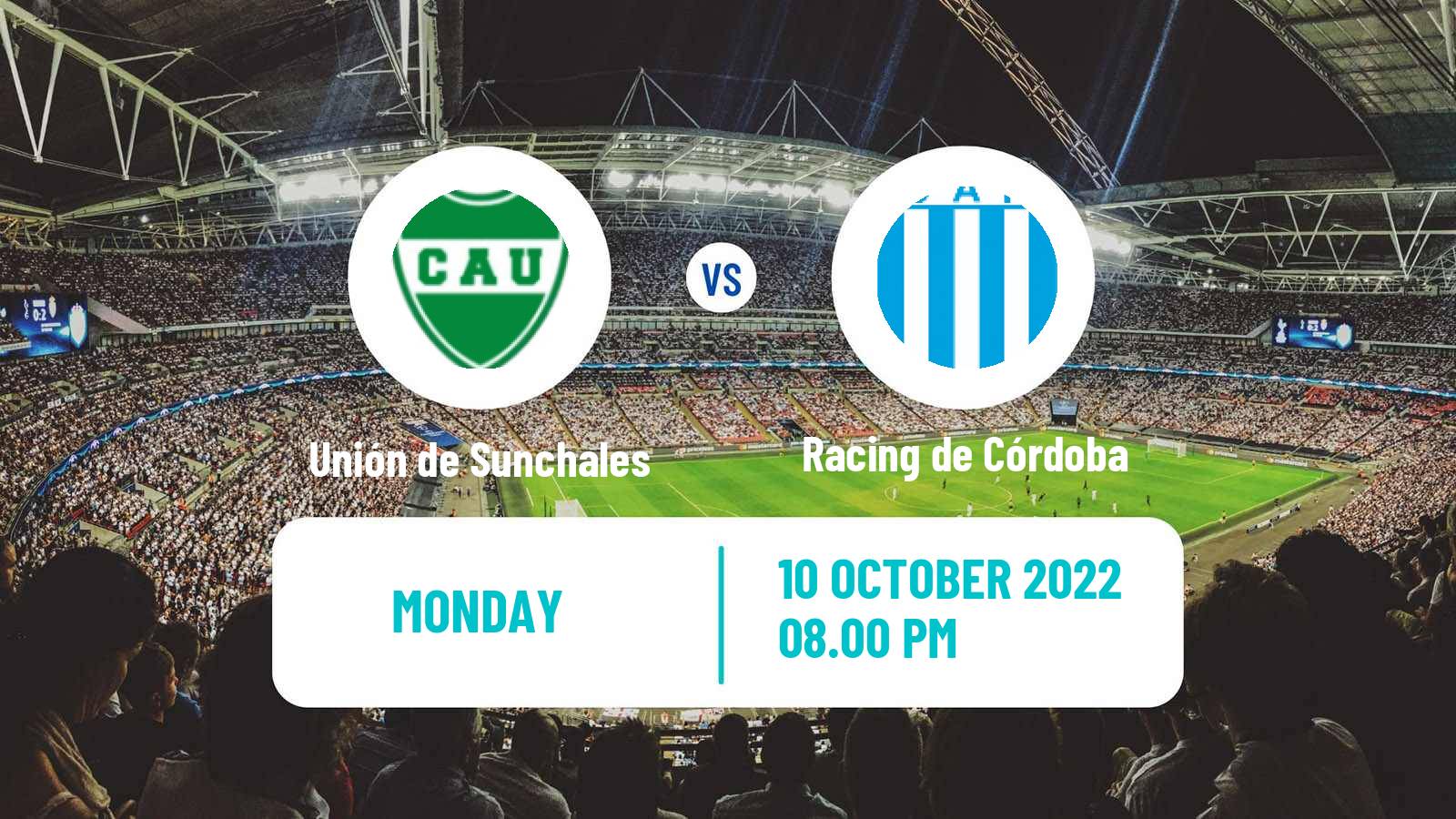 Soccer Argentinian Torneo Federal Unión de Sunchales - Racing de Córdoba