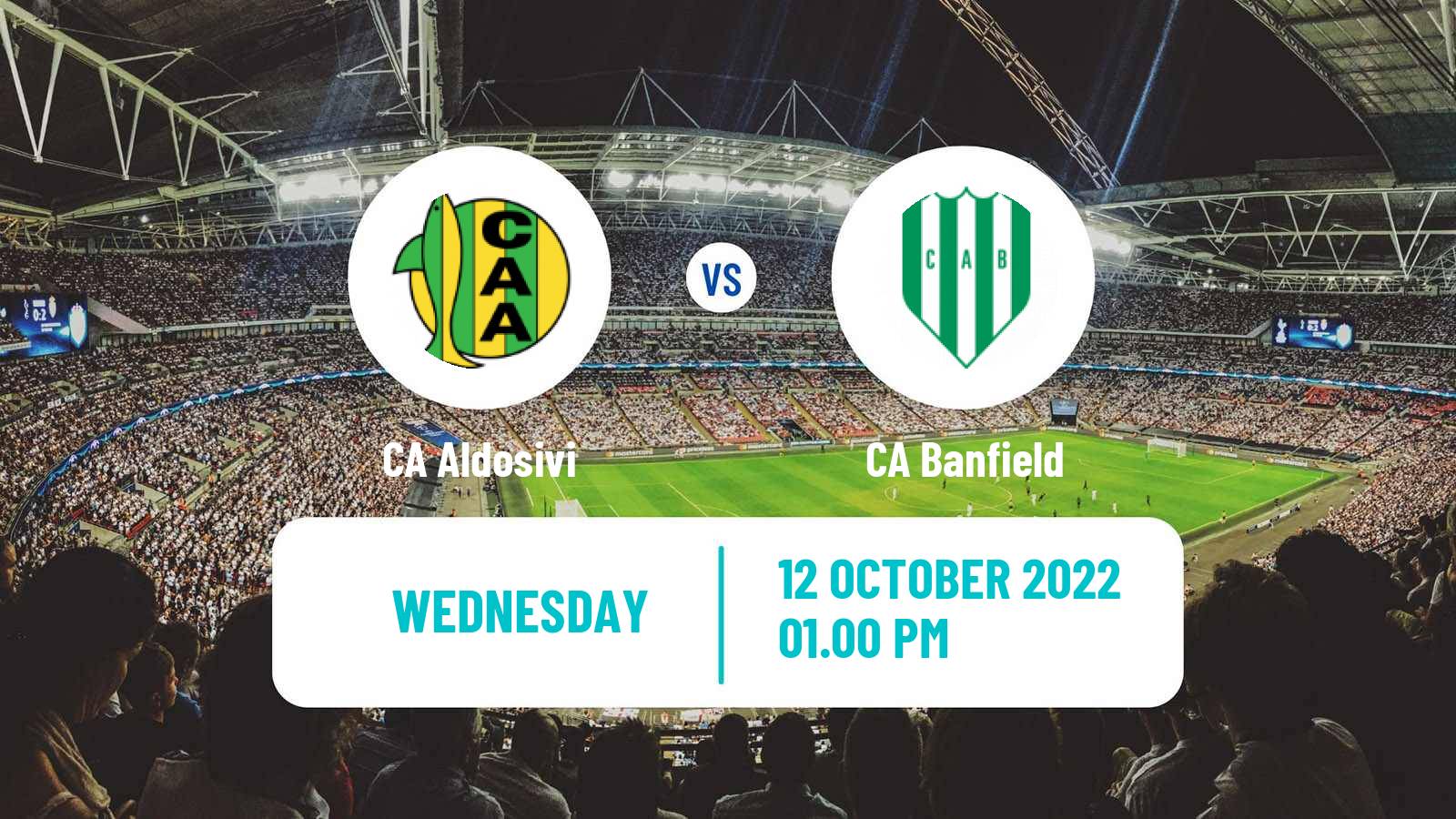 Soccer Argentinian Liga Profesional Aldosivi - Banfield