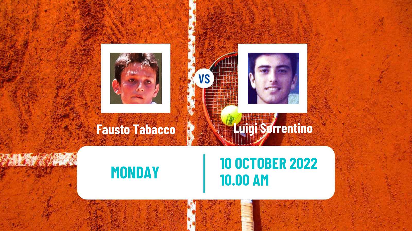 Tennis ITF Tournaments Fausto Tabacco - Luigi Sorrentino
