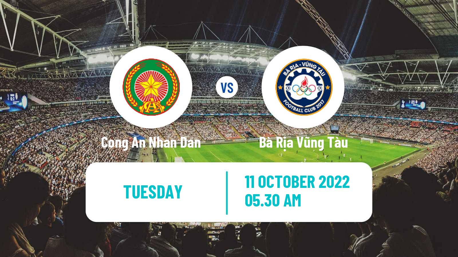 Soccer Vietnamese V League 2 Cong An Ha Noi - Bà Rịa Vũng Tàu