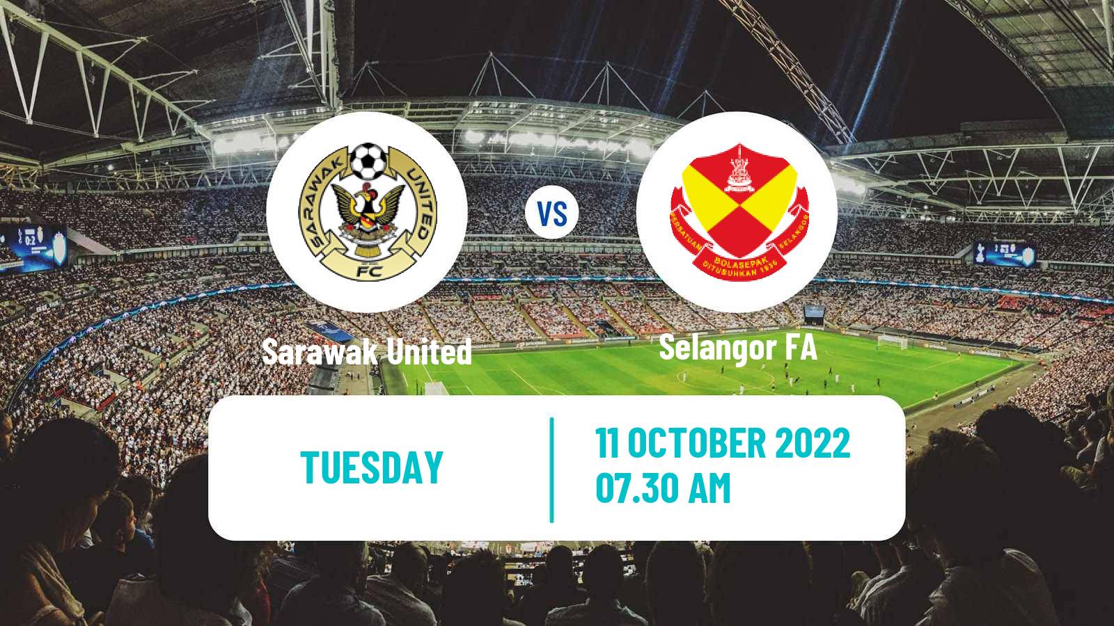 Soccer Malaysian Super League Sarawak United - Selangor FA