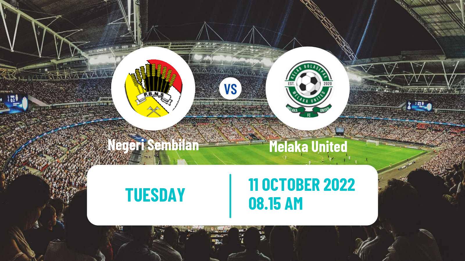 Soccer Malaysian Super League Negeri Sembilan - Melaka United