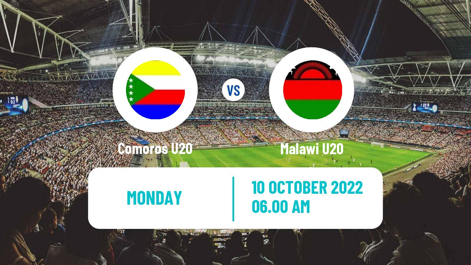 Soccer COSAFA Championship U20 Comoros U20 - Malawi U20