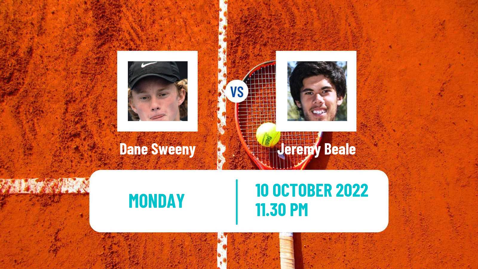 Tennis ITF Tournaments Dane Sweeny - Jeremy Beale