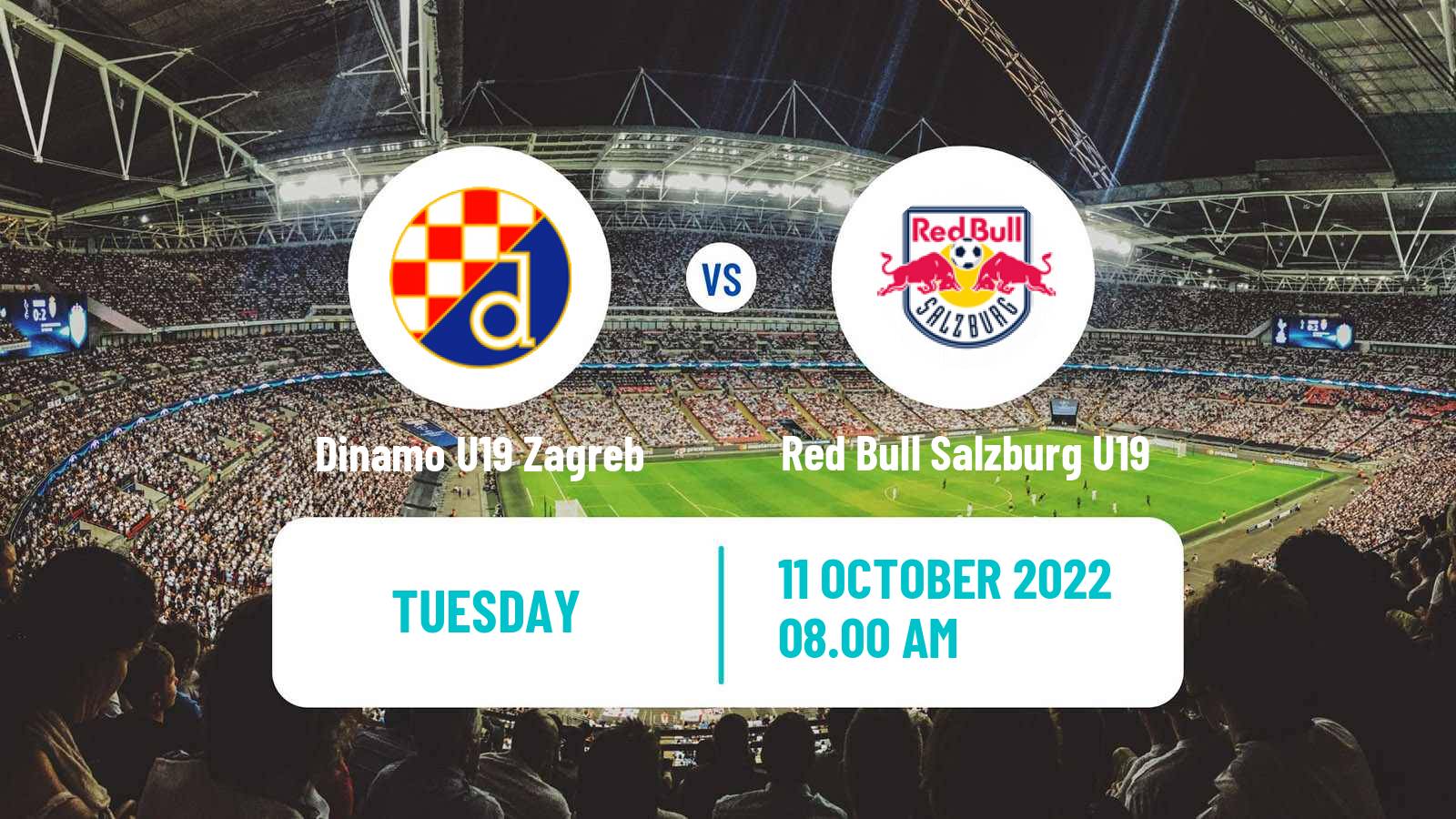 Soccer UEFA Youth League Dinamo U19 Zagreb - Red Bull Salzburg U19