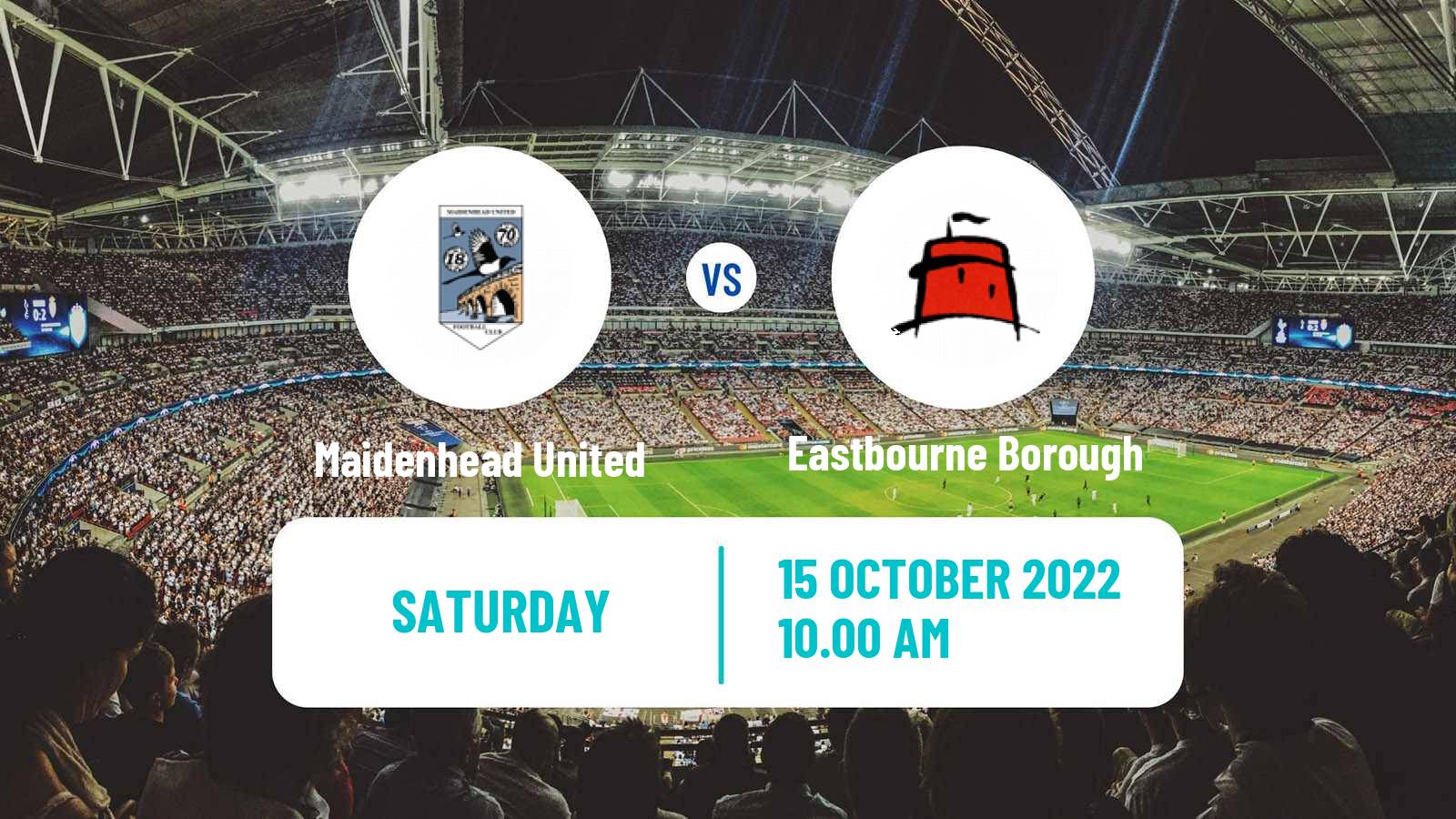 Soccer English FA Cup Maidenhead United - Eastbourne Borough