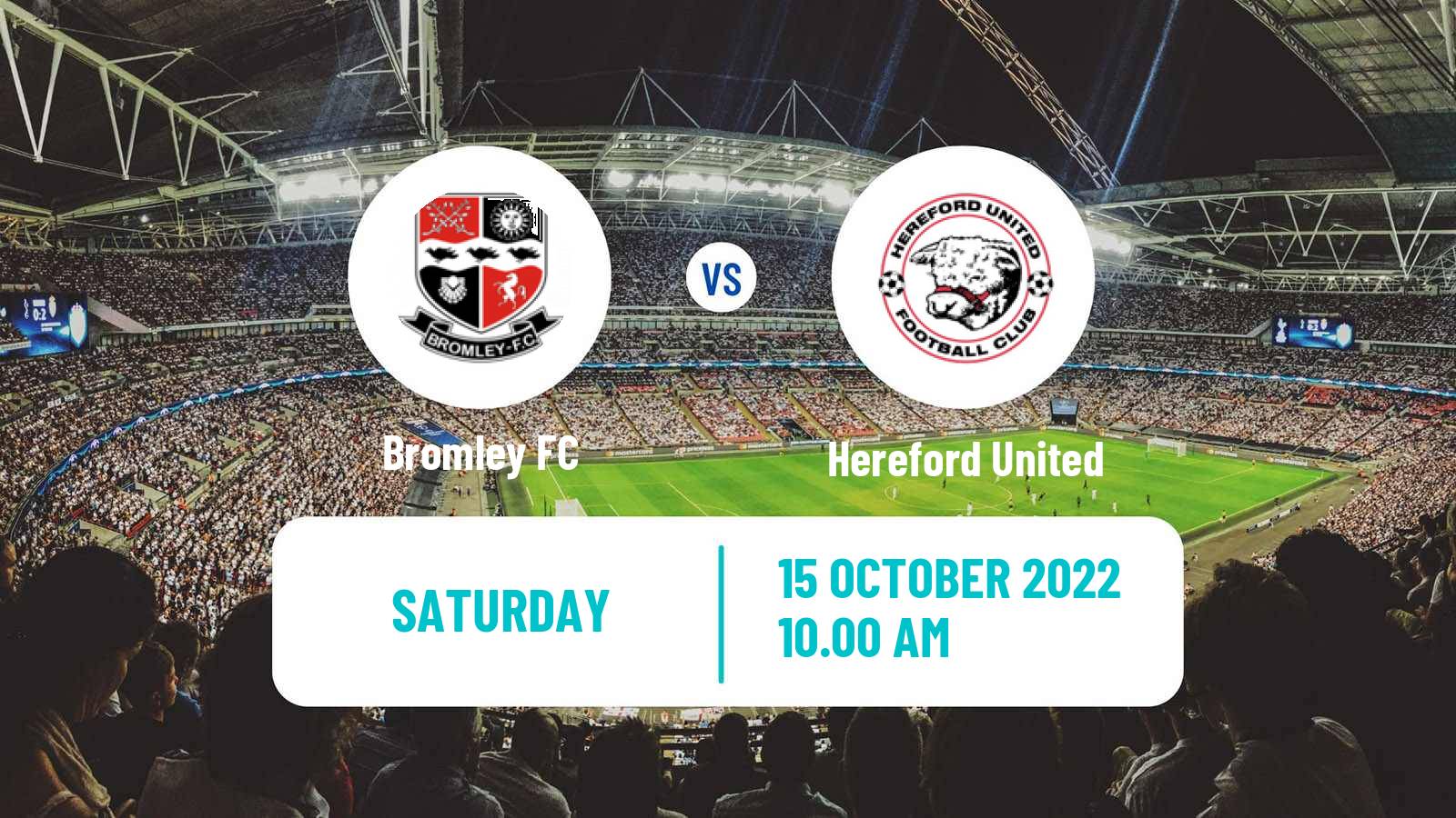 Soccer English FA Cup Bromley - Hereford United