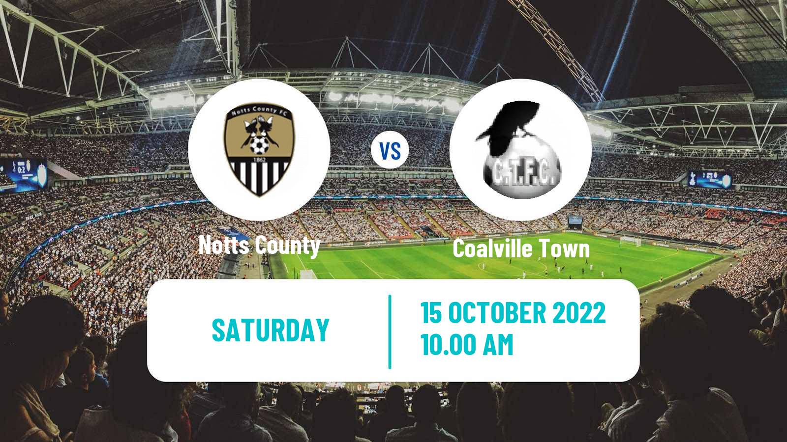 Soccer English FA Cup Notts County - Coalville Town