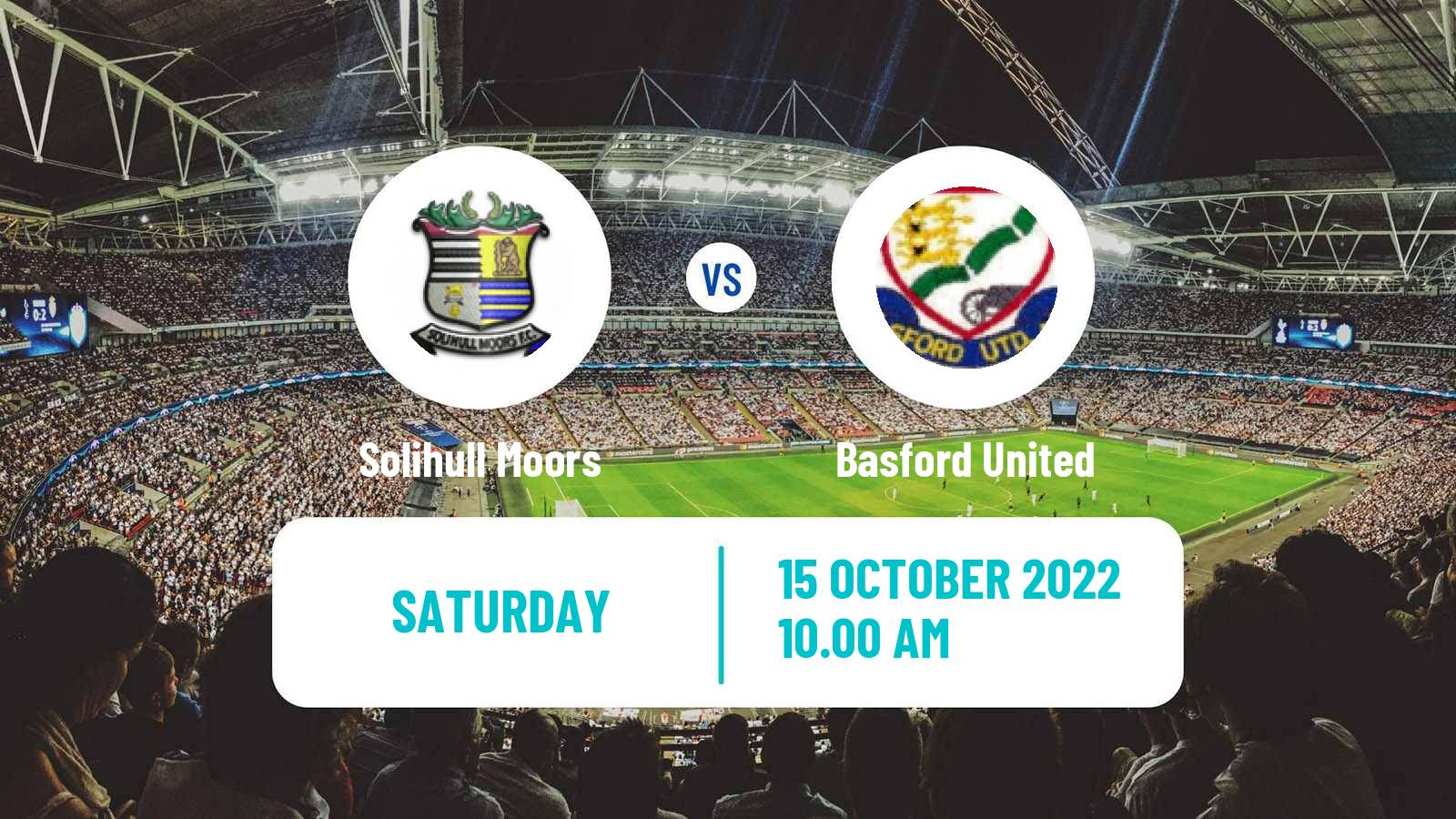 Soccer English FA Cup Solihull Moors - Basford United