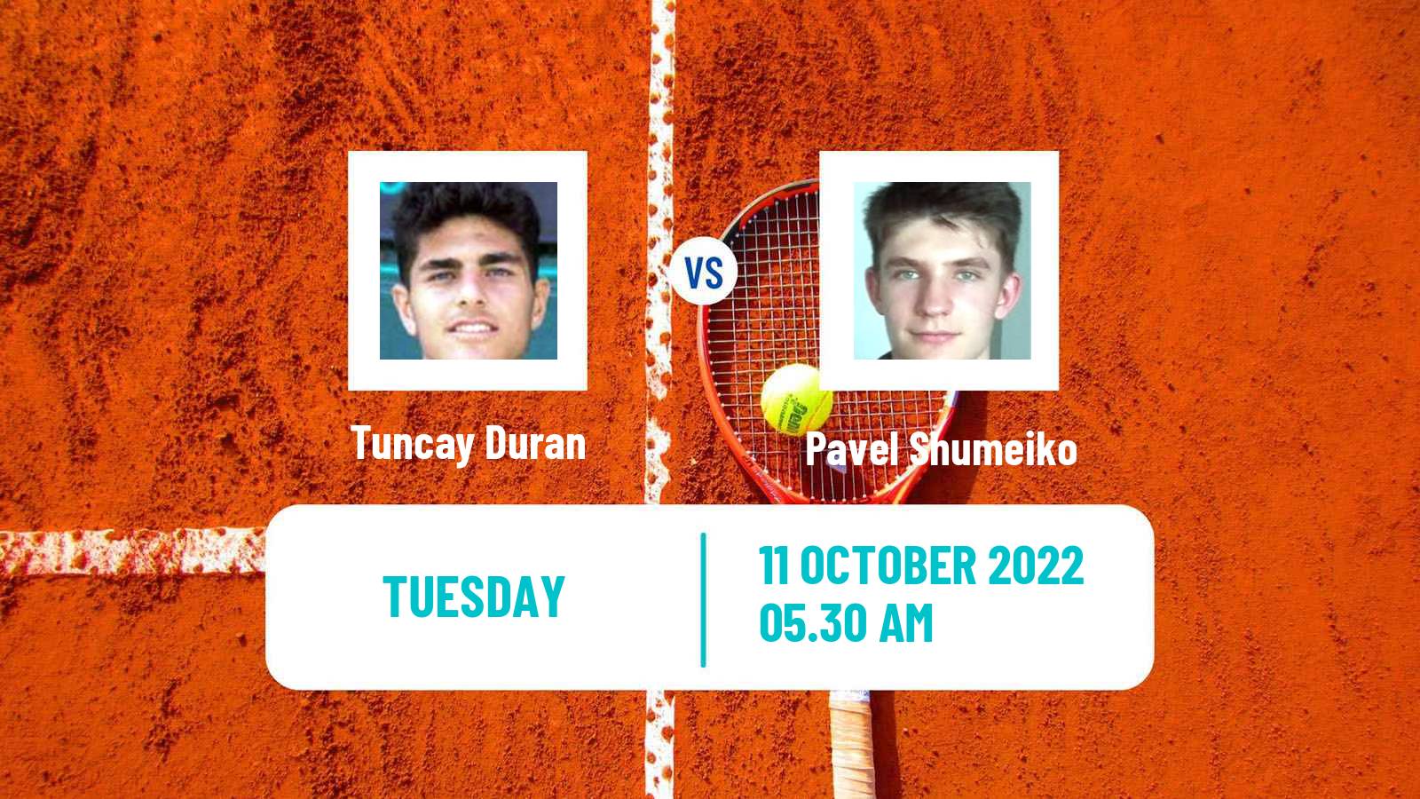 Tennis ITF Tournaments Tuncay Duran - Pavel Shumeiko