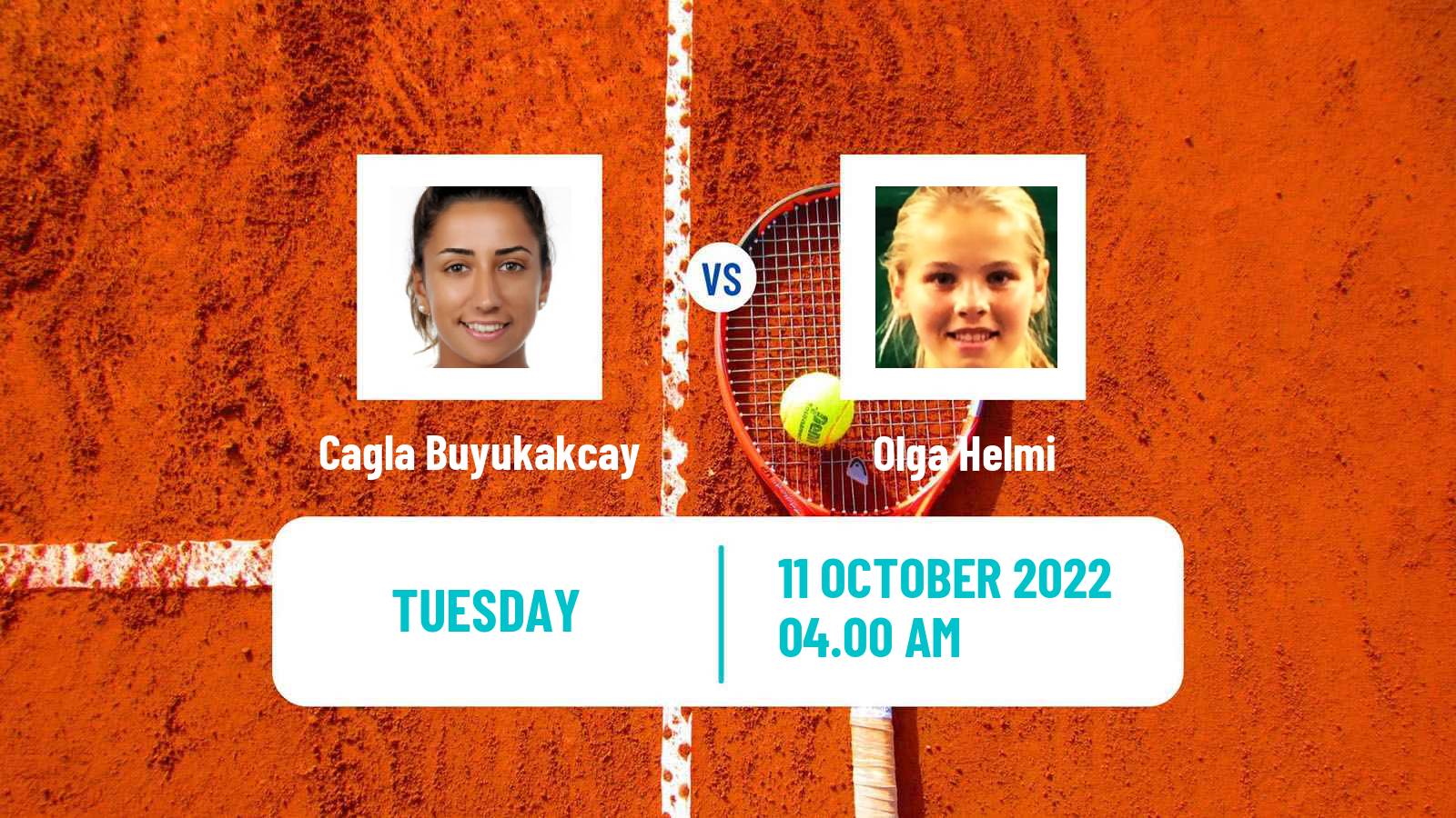 Tennis ITF Tournaments Cagla Buyukakcay - Olga Helmi