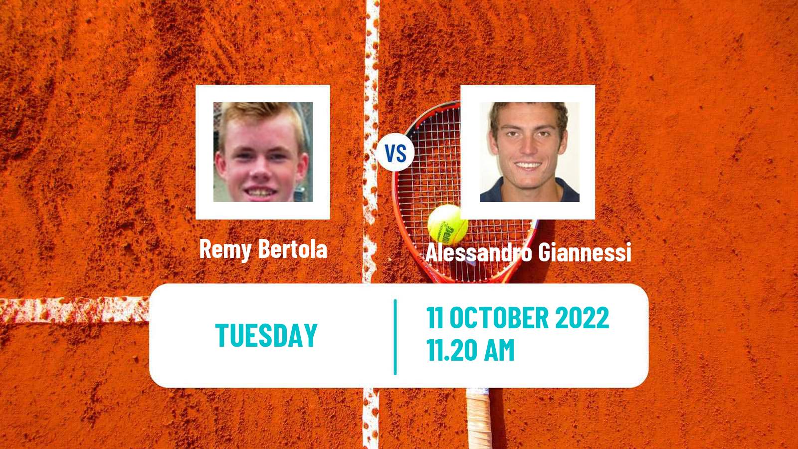 Tennis ATP Challenger Remy Bertola - Alessandro Giannessi