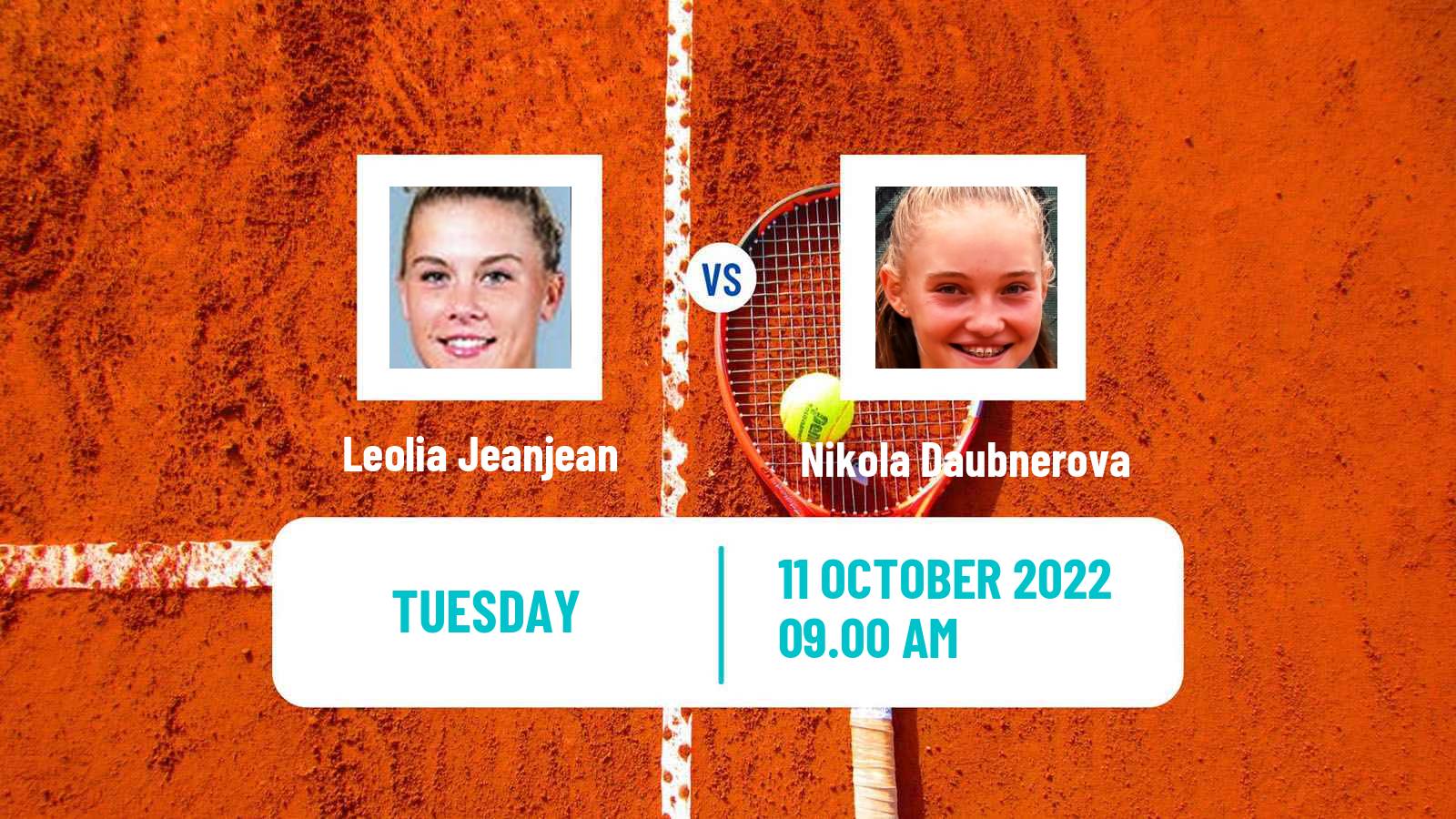 Tennis ITF Tournaments Leolia Jeanjean - Nikola Daubnerova