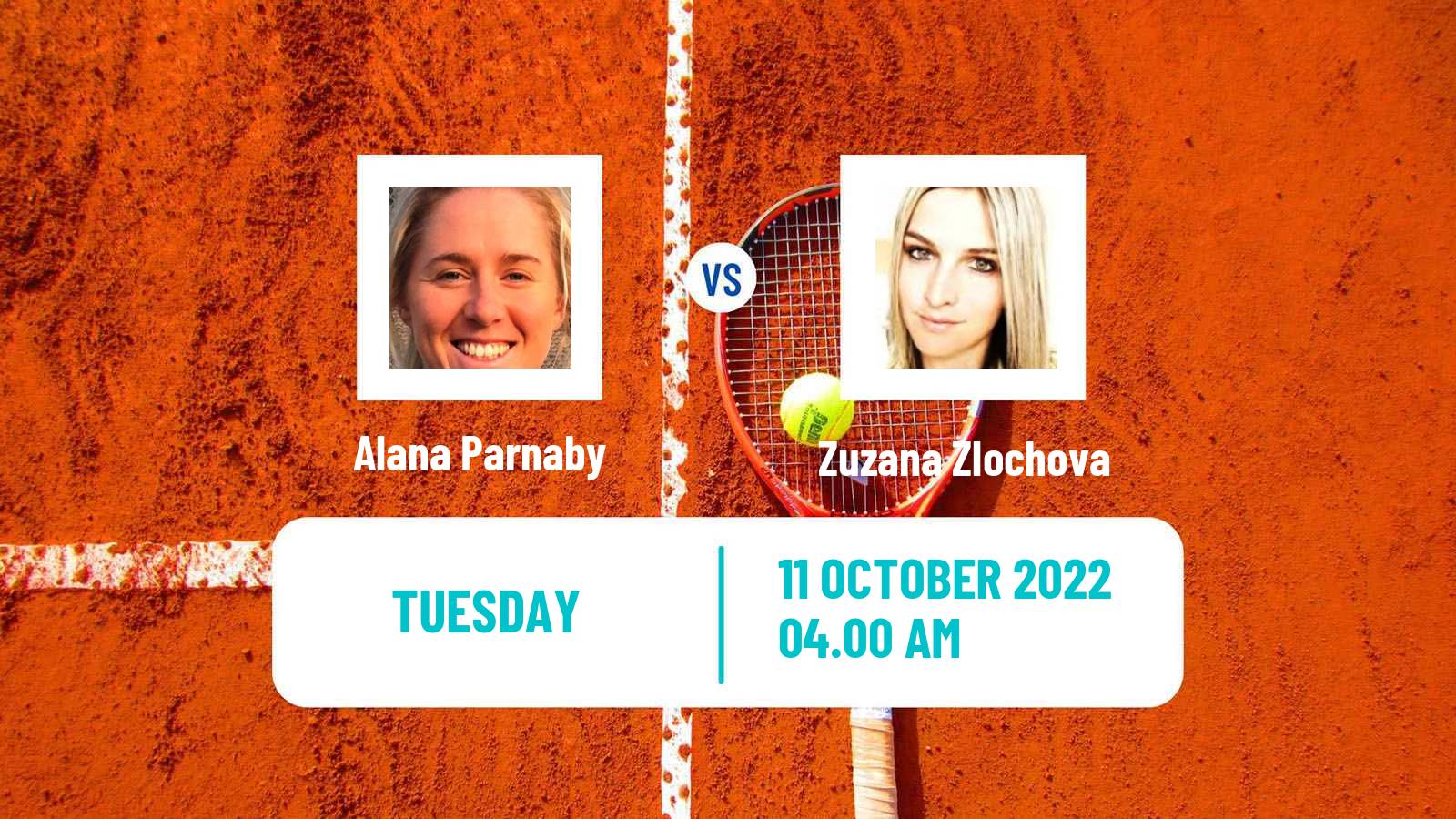 Tennis ITF Tournaments Alana Parnaby - Zuzana Zlochova