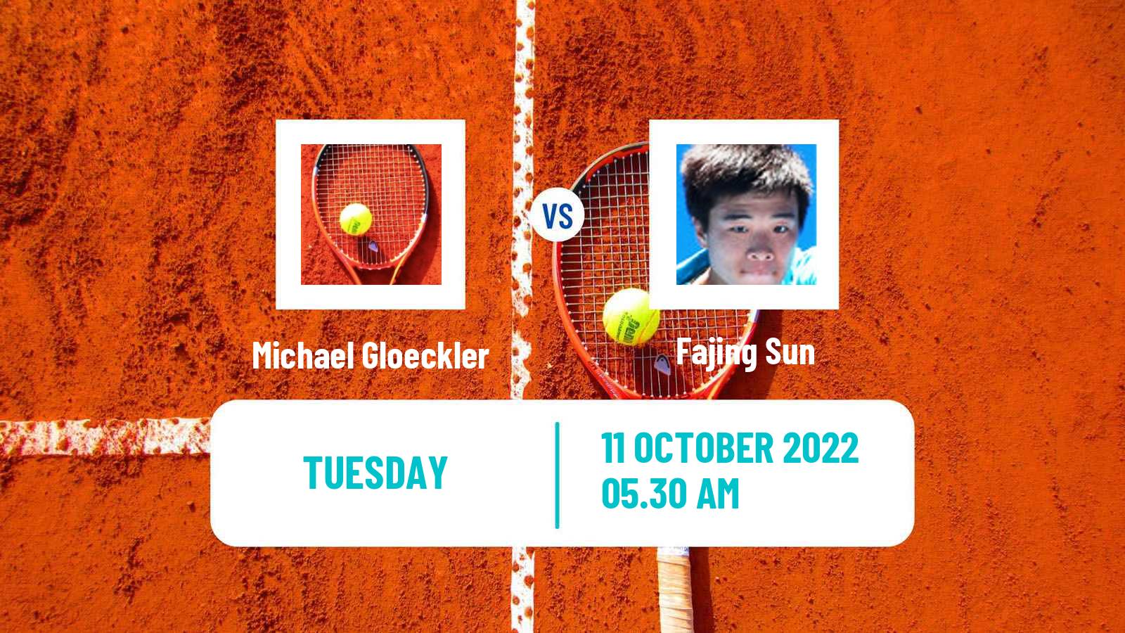 Tennis ITF Tournaments Michael Gloeckler - Fajing Sun