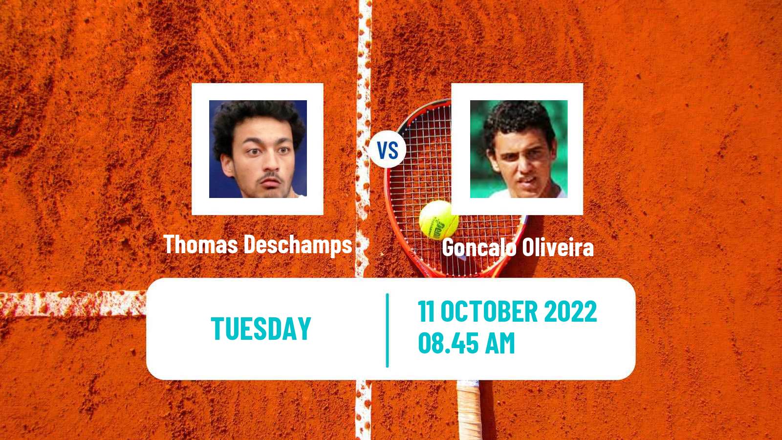 Tennis ITF Tournaments Thomas Deschamps - Goncalo Oliveira