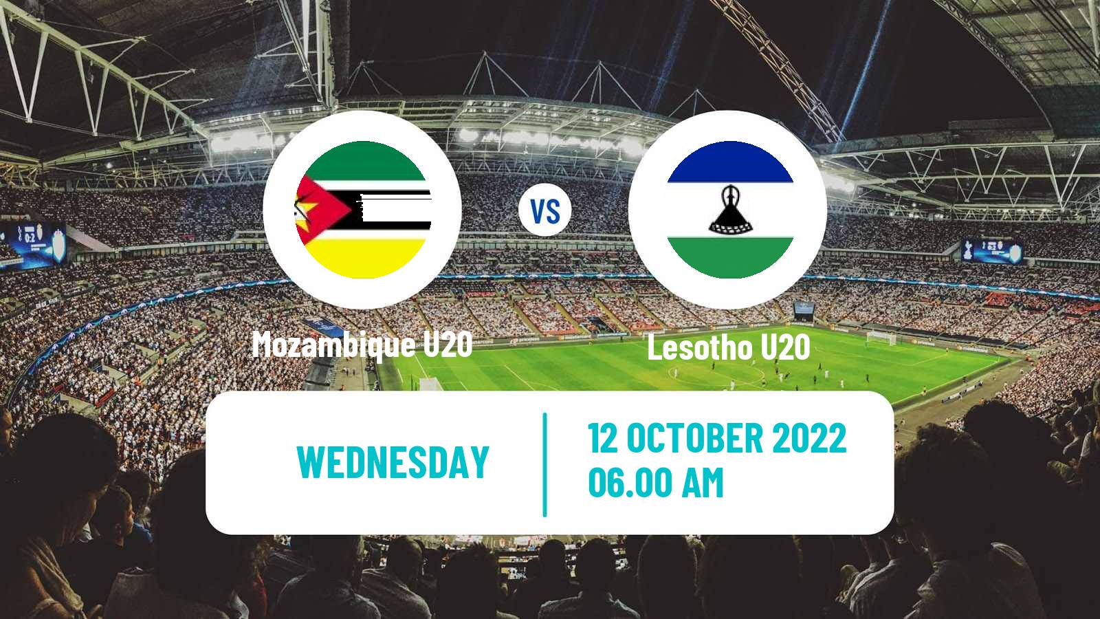 Soccer COSAFA Championship U20 Mozambique U20 - Lesotho U20