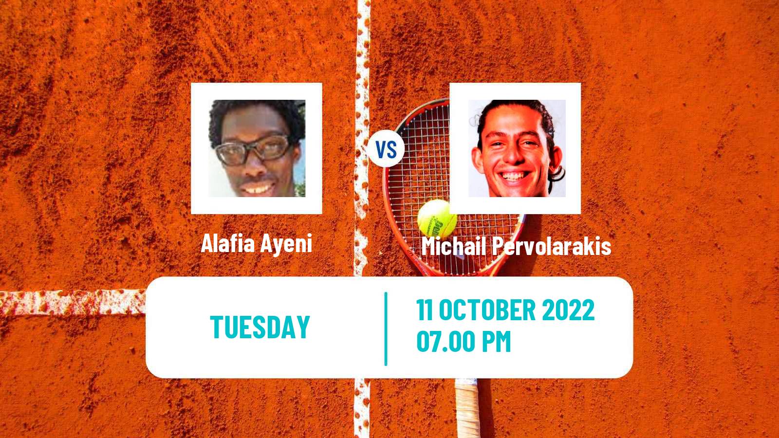 Tennis ATP Challenger Alafia Ayeni - Michail Pervolarakis