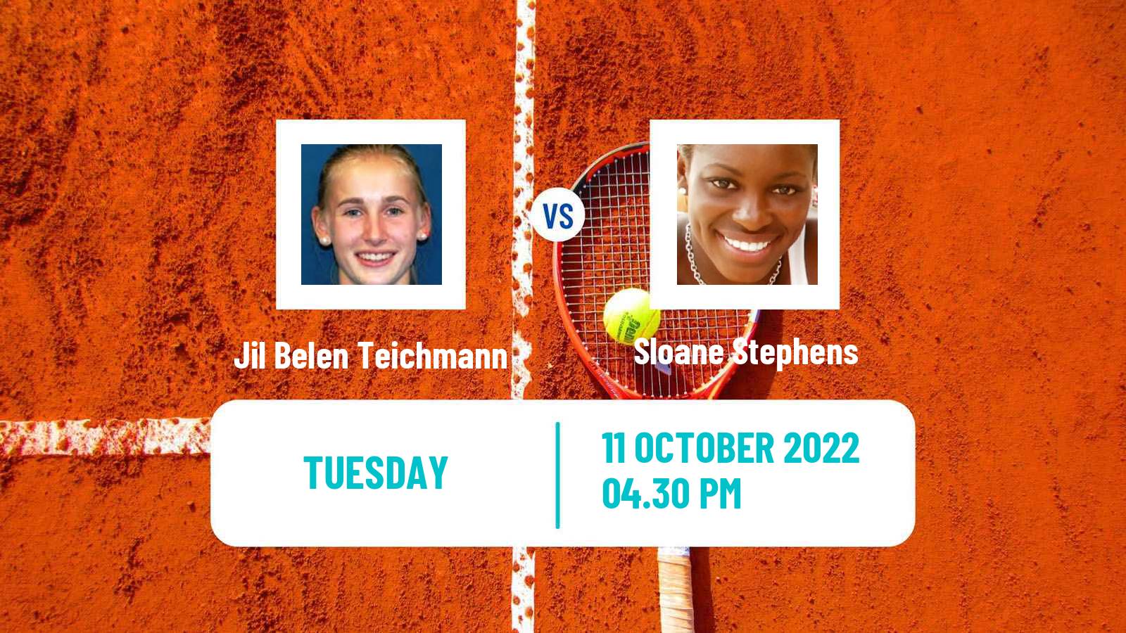 Tennis WTA San Diego Jil Belen Teichmann - Sloane Stephens