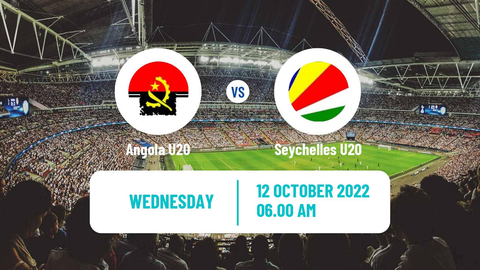 Soccer COSAFA Championship U20 Angola U20 - Seychelles U20