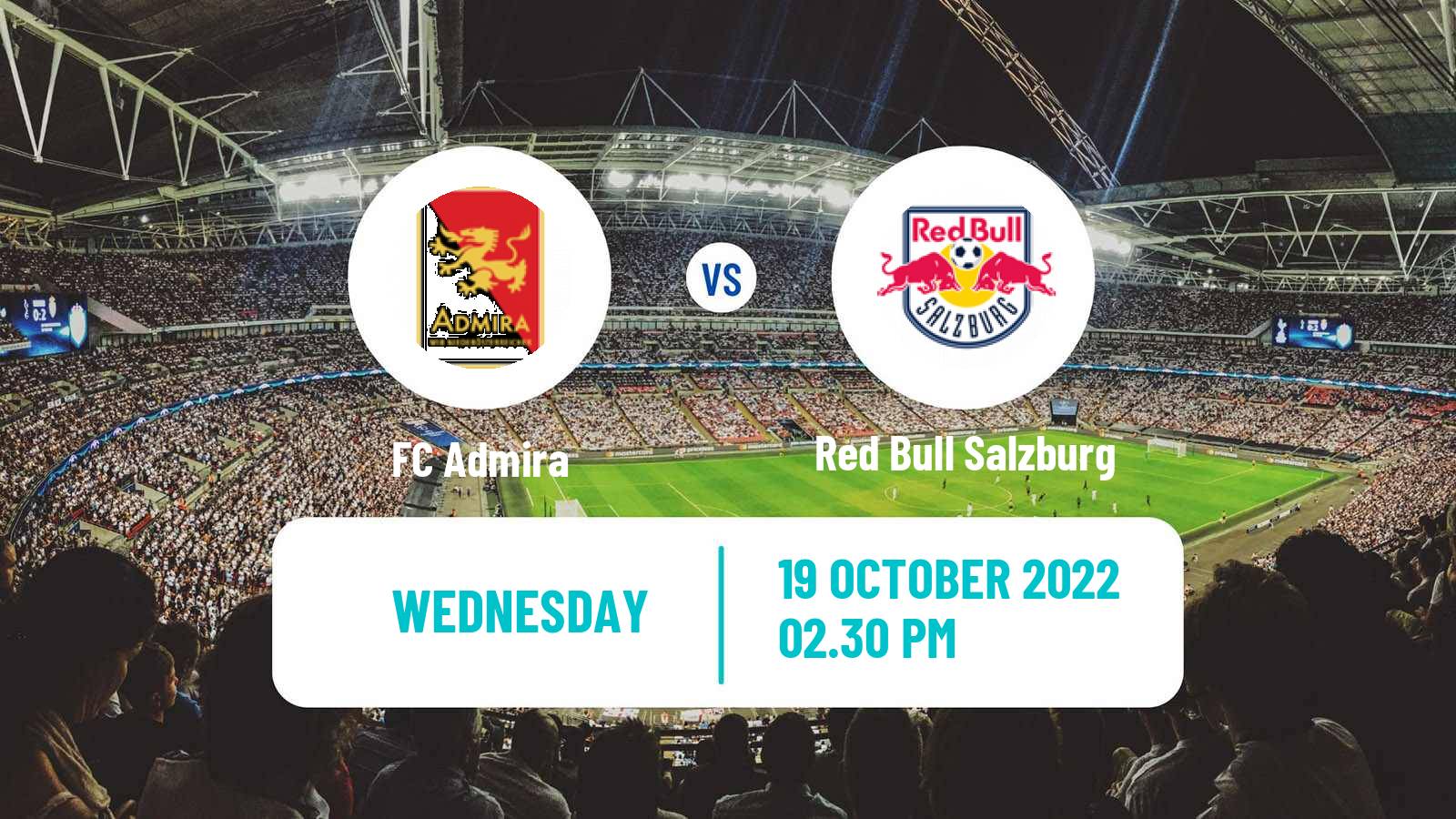 Soccer Austrian OFB Cup Admira - Red Bull Salzburg