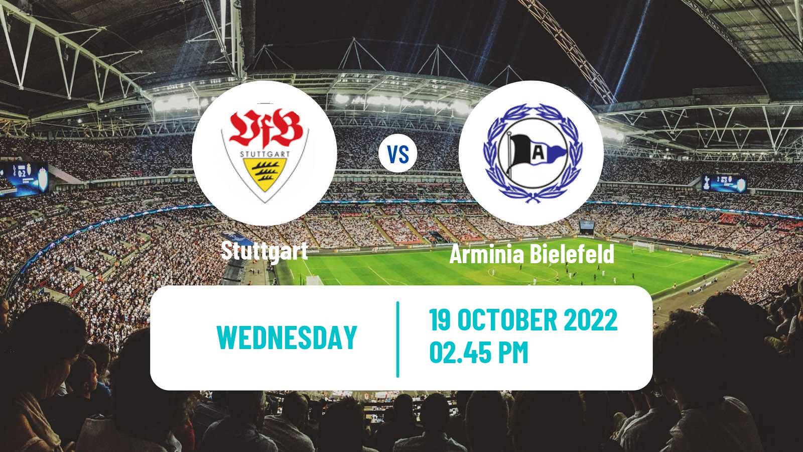 Soccer German DFB Pokal Stuttgart - Arminia Bielefeld