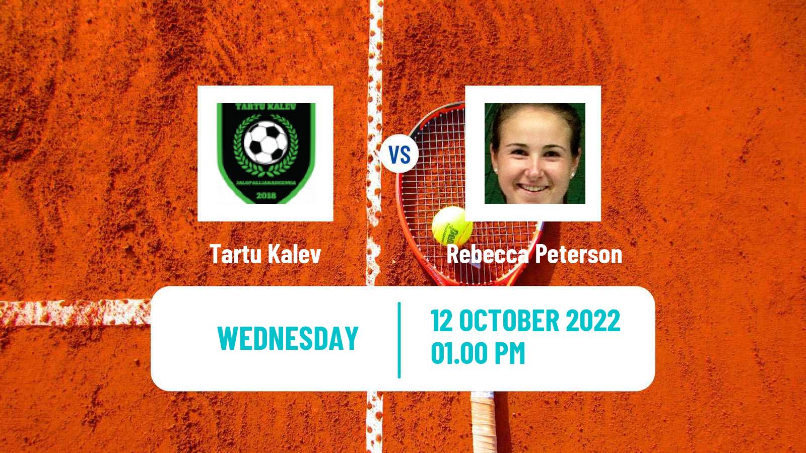 Tennis ITF Tournaments Tartu Kalev - Rebecca Peterson