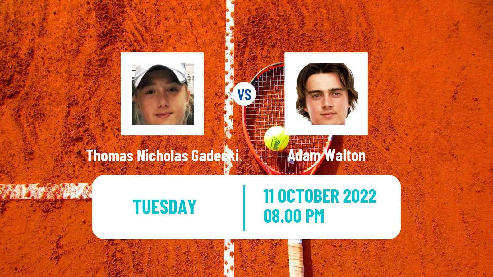 Tennis ITF Tournaments Thomas Nicholas Gadecki - Adam Walton