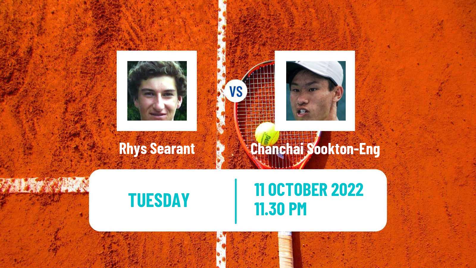 Tennis ITF Tournaments Rhys Searant - Chanchai Sookton-Eng