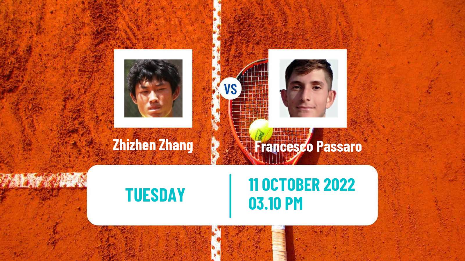 Tennis ATP Florence Zhizhen Zhang - Francesco Passaro