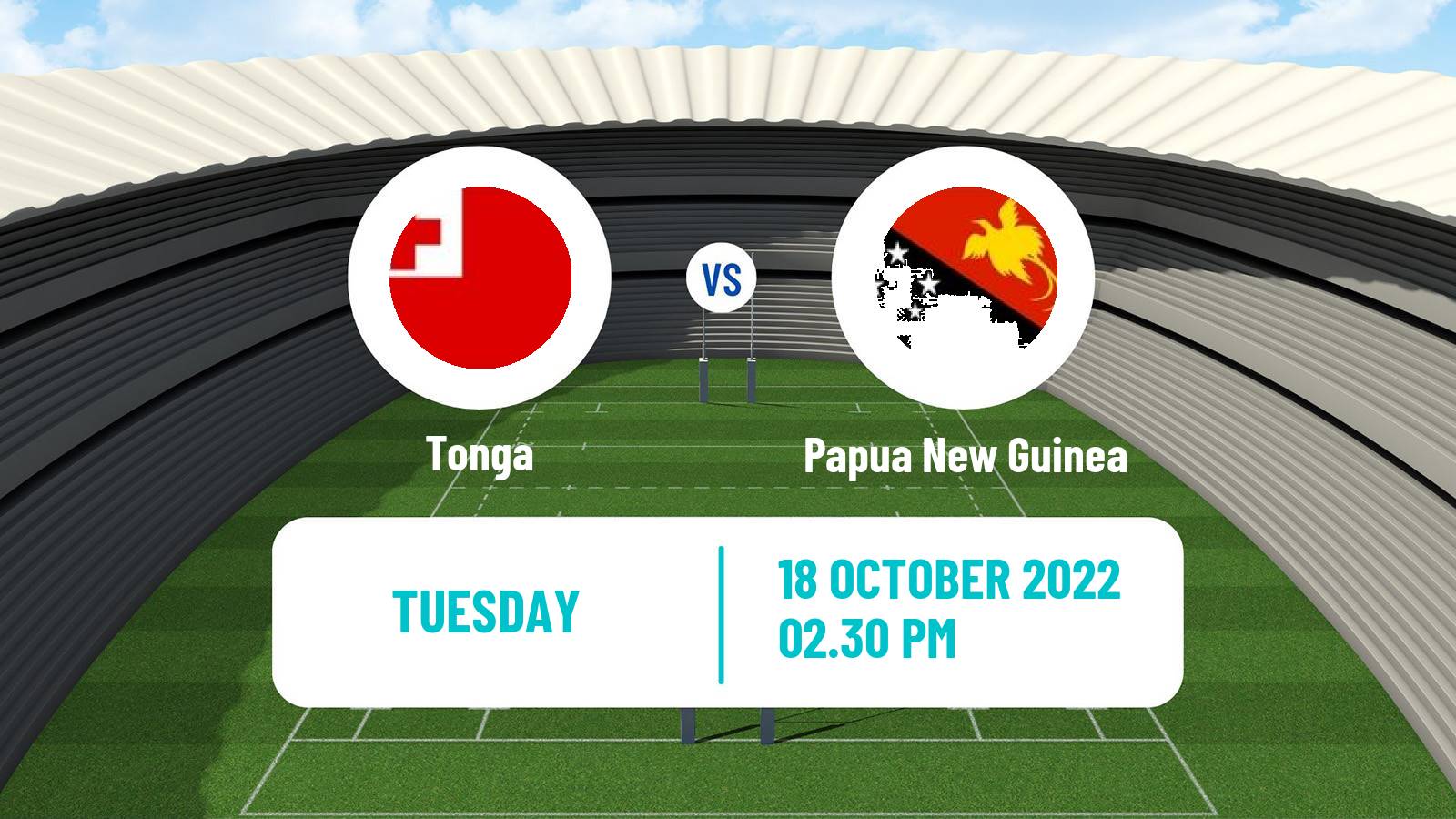 Rugby league Rugby League World Cup Tonga - Papua New Guinea