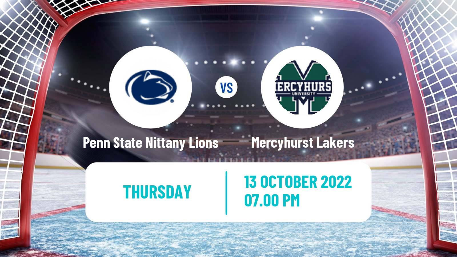 Hockey NCAA Hockey Penn State Nittany Lions - Mercyhurst Lakers