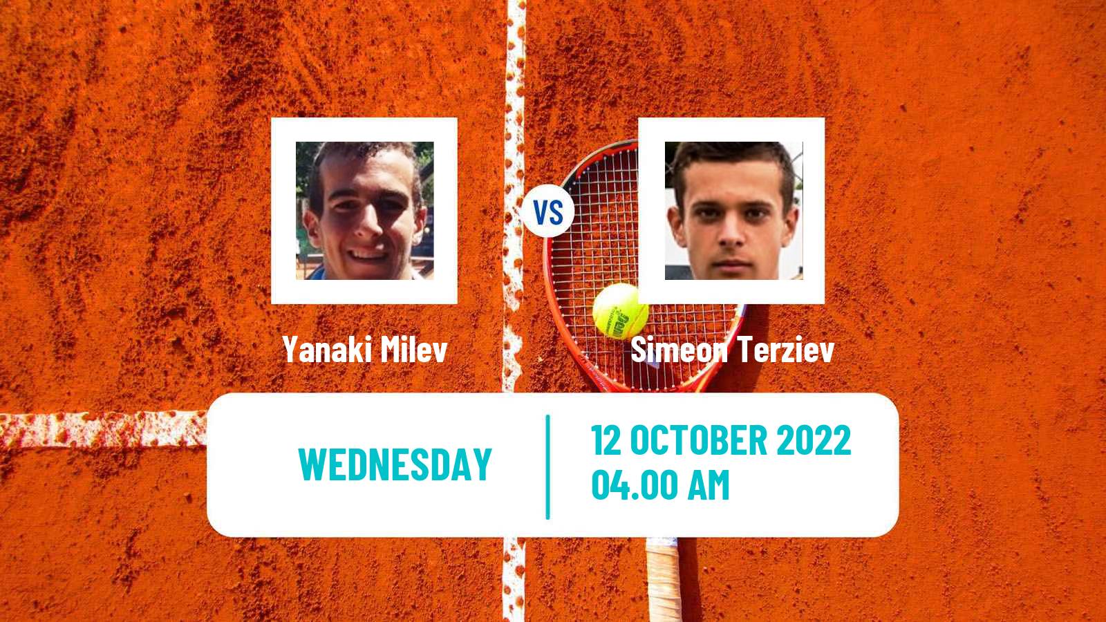 Tennis ITF Tournaments Yanaki Milev - Simeon Terziev