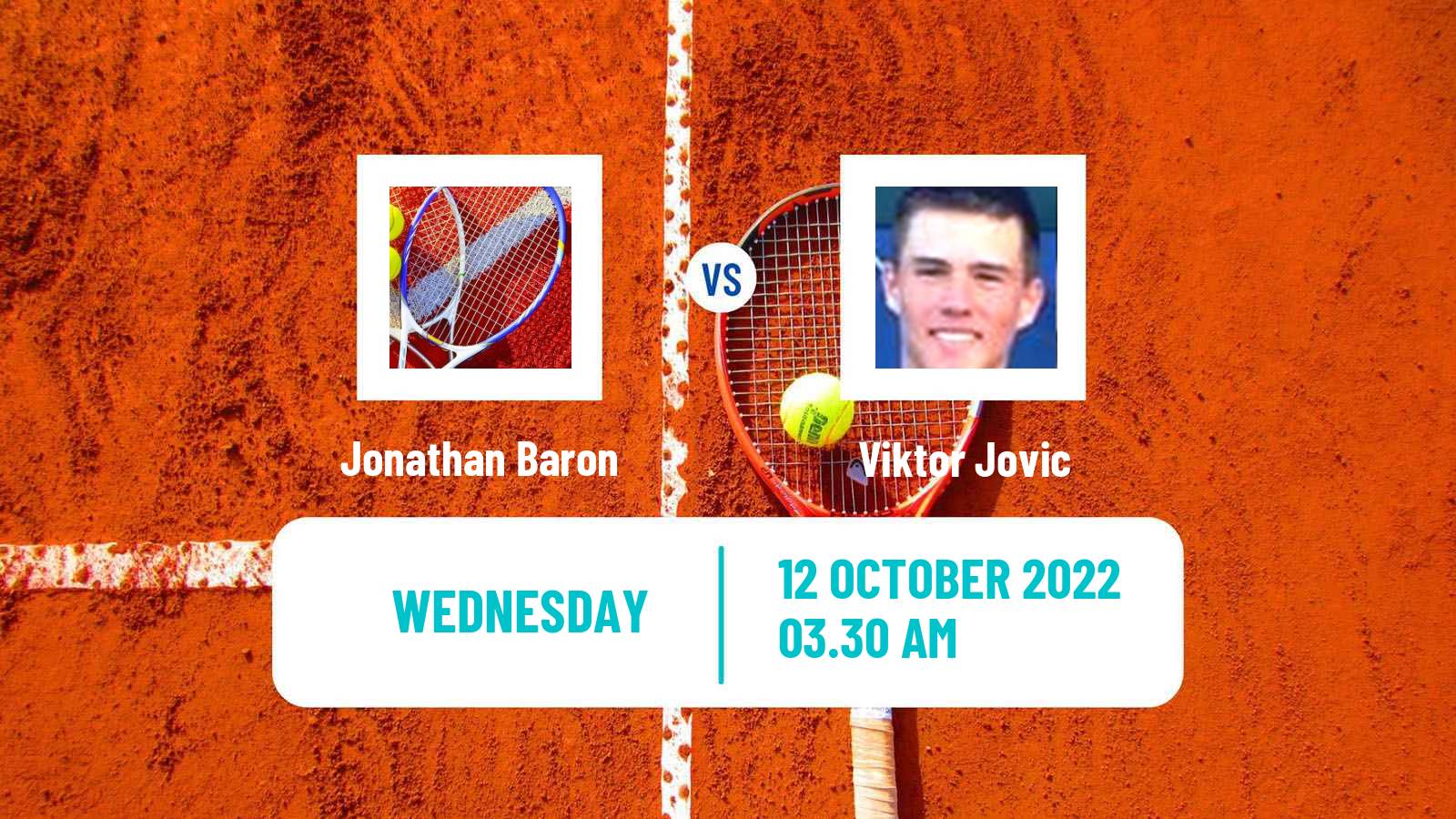 Tennis ITF Tournaments Jonathan Baron - Viktor Jovic