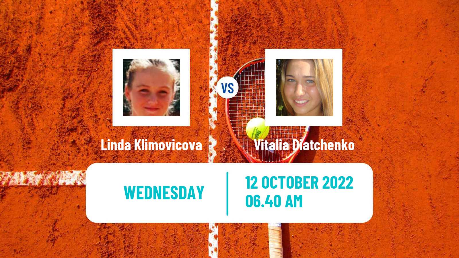 Tennis ITF Tournaments Linda Klimovicova - Vitalia Diatchenko